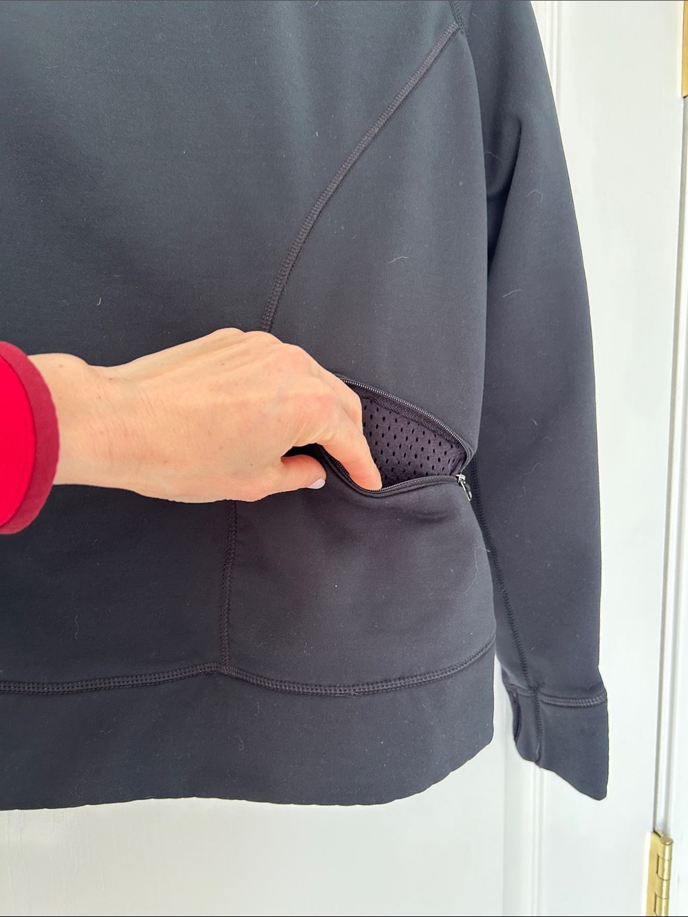 Patagonia Black Zip-Up Wind-Front Fleece Jacket - Picture 5 of 5